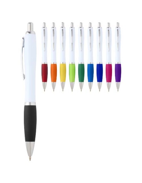 Penna a sfera in plastica riciclata Nash (inchiostro blu)