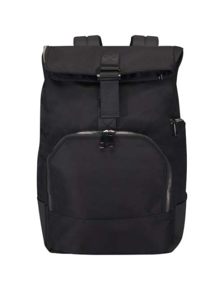 Zaino per portatile da 15,6" in materiale riciclato certificato GRS con chiusura arrotolabile Rhine - 18L