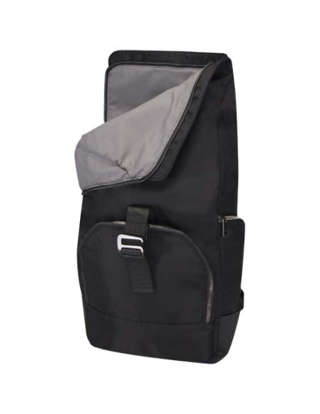 Zaino per portatile da 15,6" in materiale riciclato certificato GRS con chiusura arrotolabile Rhine - 18L