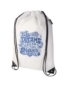 Borsa con coulisse in tessuto non tessuto riciclato certificato GRS Evergreen - 5L