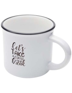 Tazza in ceramica Bari da 240 ml con finitura lucida