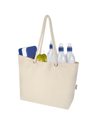 Tote bag da spiaggia in materiale riciclato certificato GRS 270 g/m² Florida