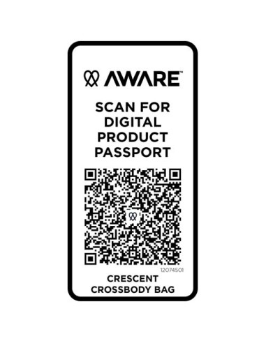 Borsa a tracolla Aware™ in materiale riciclato da 500 g/m² Crescent