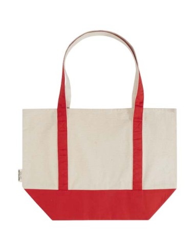 Tote bag in cotone riciclato certificato GRS da 320 g/m² Sam