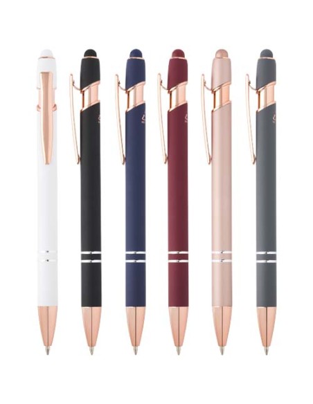 Penna a sfera con finitura oro rosa Nanna 