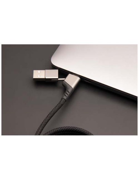 Cavo di ricarica magnetico ultraveloce 4 in 1 in PET riciclato da 100 W SCX.design C52 