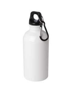 Borraccia da 400 ml in acciaio inossidabile certificato RCS a parete singola con moschettone Oregon