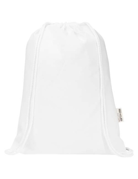 Borsa con cordoncino  in materiale riciclato GRS da 140 g/m² Oregon Blend - 5L