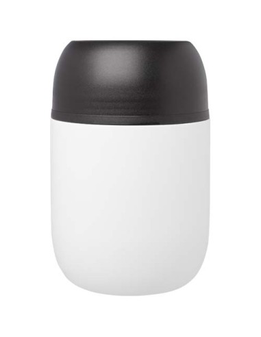 Portavivande in acciaio inossidabile riciclato a doppia parete da 480 ml con cucchiaio pieghevole Supo