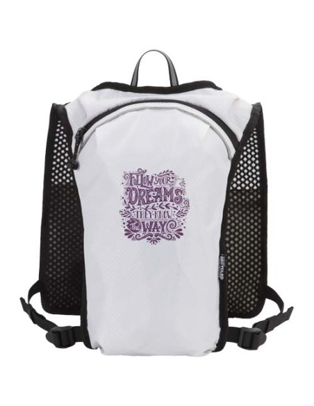 Gilet per la corsa in materiale riciclato certificato GRS con zainetto per l'idratazione da 5 litri Nomad