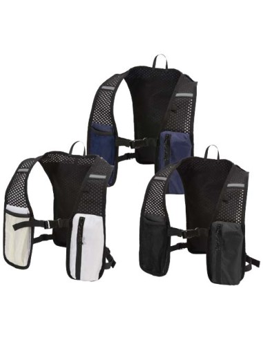 Gilet per la corsa in materiale riciclato certificato GRS con zainetto per l'idratazione da 5 litri Nomad
