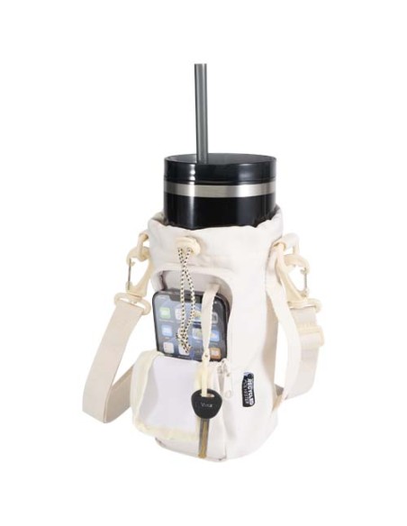 Borsa da viaggio per bottiglie in materiale riciclato da 2 litri Trip Aware™