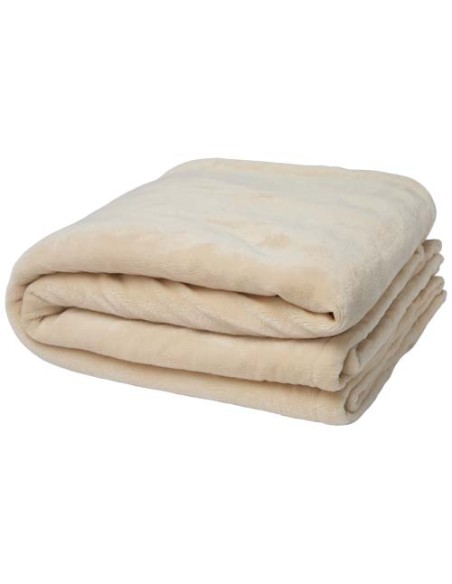 Coperta in sherpa riciclato certificato GRS Ashen 