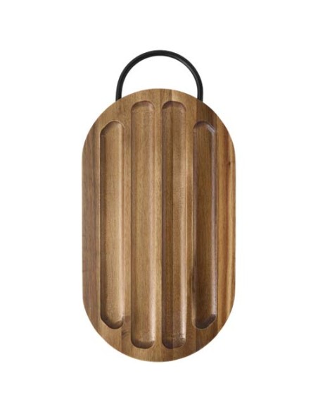Tagliere in legno di acacia con coltello per il pane Prestige