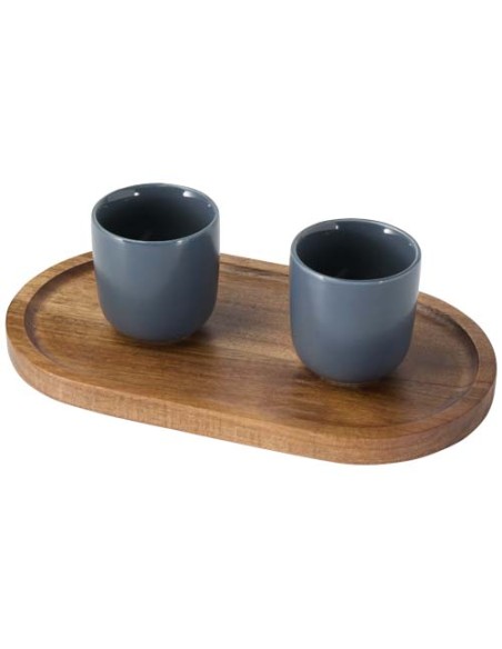 Vassoio da portata in legno di acacia Edge