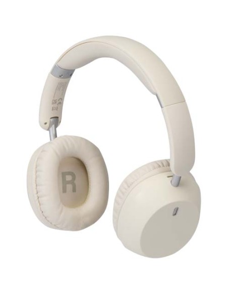 Cuffie over-ear pieghevoli in plastica riciclata con funzione ANC e ENC Hoggar