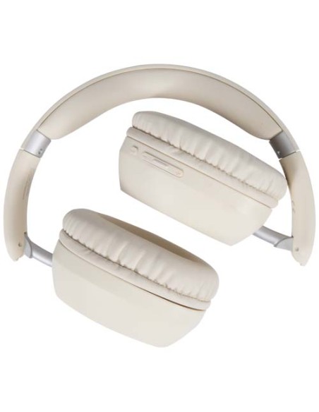 Cuffie over-ear pieghevoli in plastica riciclata con funzione ANC e ENC Hoggar