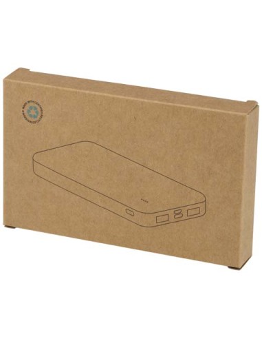 Power bank da 10.000 mAh e 10 W in plastica riciclata Intan