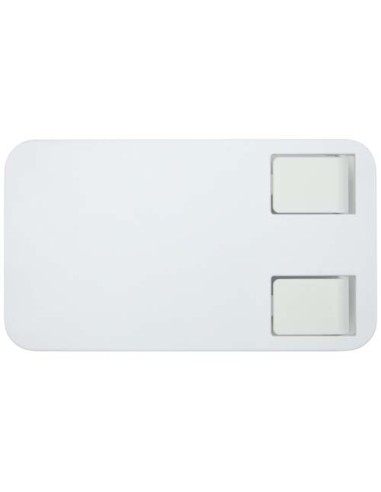 Supporto per telefono pieghevole in plastica riciclata con supporto da tavolo in metallo Alhena