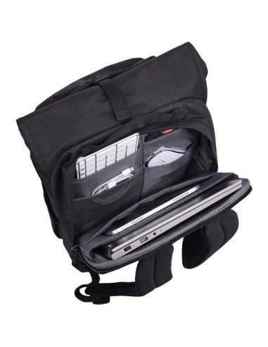 Zaino roll-top espandibile per portatile da 17" in materiale riciclato Case Logic Variate