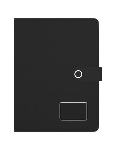 Blocco note con power bank luminoso SCX.design O17 in formato A4