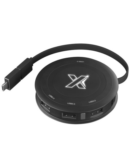 Caricabatterie e hub wireless da 5 W SCX.design H16
