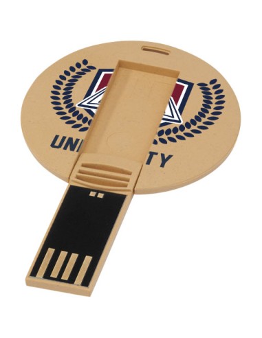 USB rotonda con scocca biodegradabile