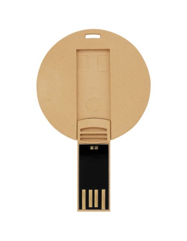 USB rotonda con scocca biodegradabile