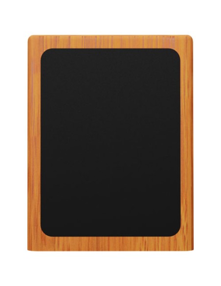 Portamatite in legno con logo luminoso e doppia uscita USB SCX.design O12