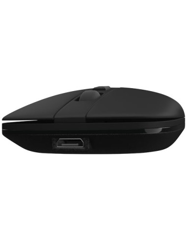 Mouse wireless in materiale antibatterico con logo luminoso SCX.design O22