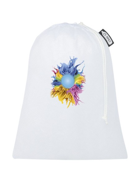 Set di 3 sacchetti per frutta e verdura in poliestere riciclato.