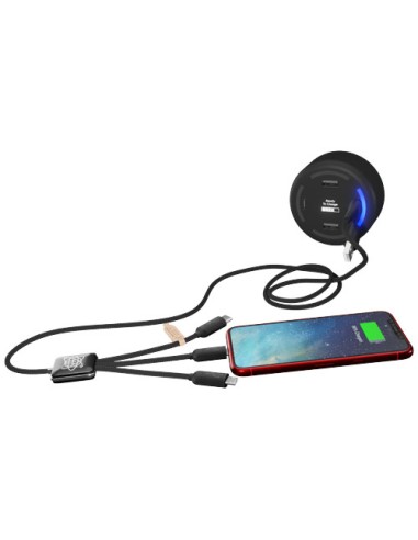 Caricabatterie smart home con logo luminoso SCX.design H11