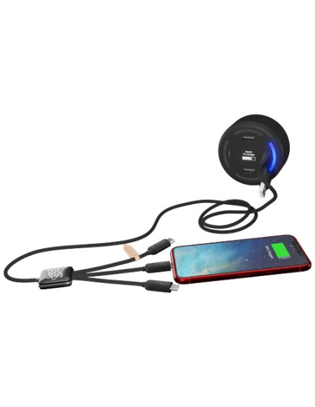 Caricabatterie smart home con logo luminoso SCX.design H11