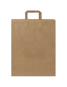 Sacchetto in carta kraft da 80-90 g/m2 con manici piatti - 32 x 12 x 40 cm