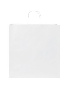 Sacchetto in carta kraft da 80-90 g/m2 con manici intrecciati - 34 x 20 x 35 cm