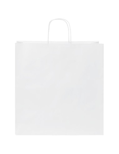 Sacchetto in carta kraft da 80-90 g/m2 con manici intrecciati - 34 x 20 x 35 cm