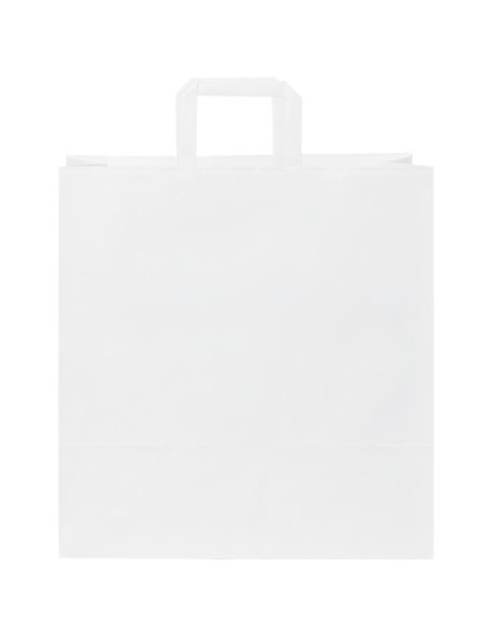 Sacchetto in carta kraft da 80-90 g/m2 con manici piatti - 34 x 20 x 35 cm