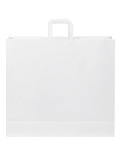 Sacchetto in carta kraft da 90-100 g/m2 con manici piatti - 49,5 x 14 x 44 cm