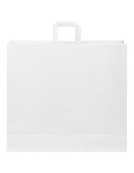 Sacchetto in carta kraft da 90-100 g/m2 con manici piatti - 49,5 x 14 x 44 cm