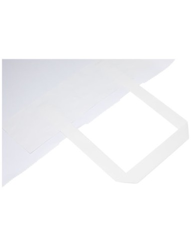 Sacchetto in carta kraft da 90-100 g/m2 con manici piatti - 49,5 x 14 x 44 cm