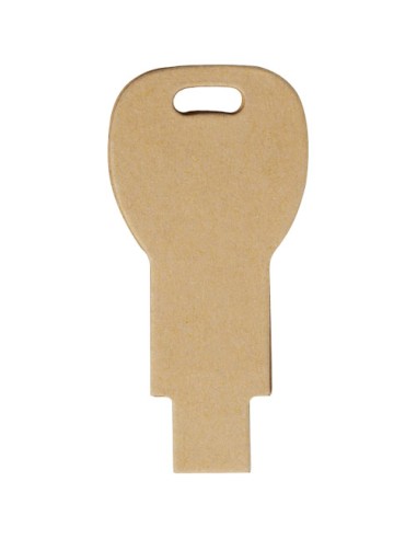 USB 2.0 in carta riciclata a forma di chiave