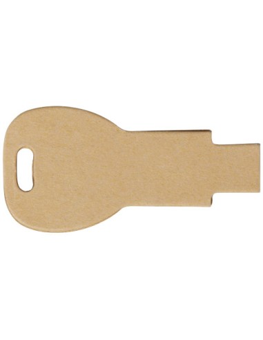USB 2.0 in carta riciclata a forma di chiave