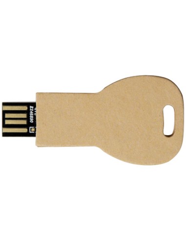 USB 2.0 in carta riciclata a forma di chiave
