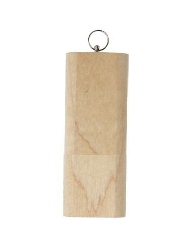 Chiavetta USB 3.0 in legno con portachiavi