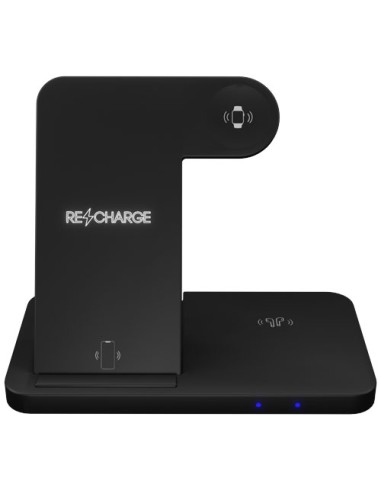 Base di ricarica wireless 3 in 1 con supporto per telefono SCX.design W28