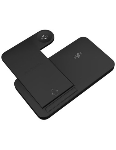 Base di ricarica wireless 3 in 1 con supporto per telefono SCX.design W28