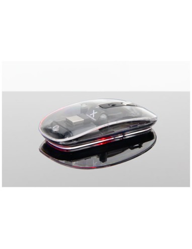 Mouse wireless trasparente a modalità multipla con tecnologia Bluetooth® da 2,4 GHz SCX.design O24