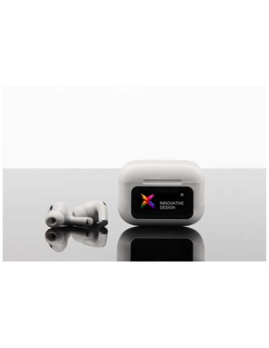 Auricolari ANC con custodia di ricarica e touchscreen interattivo SCX.design E26