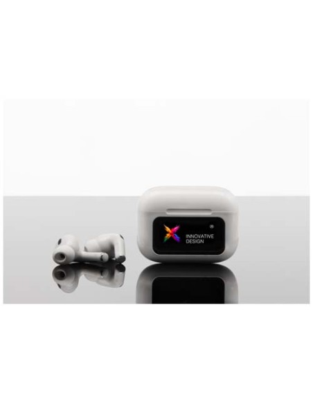 Auricolari ANC con custodia di ricarica e touchscreen interattivo SCX.design E26