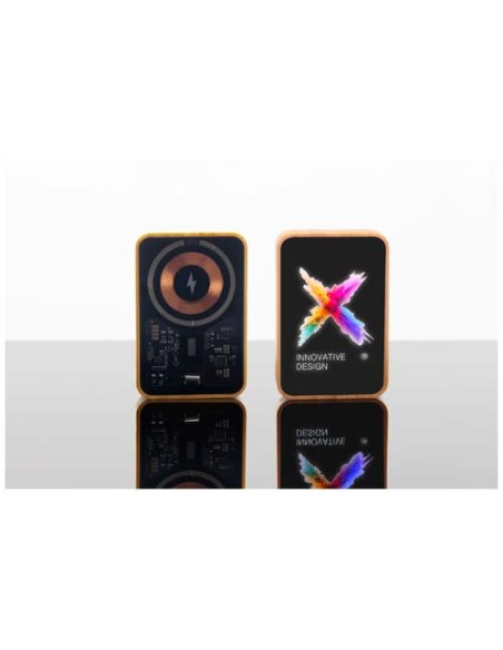 Power bank MagSafe in legno da 5000 mAh e 15 W SCX.design P26